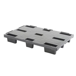 Palet de Contenedor de Plástico – 1140x760x155mm – Deck Cerrado – Apilable – 9 Patas