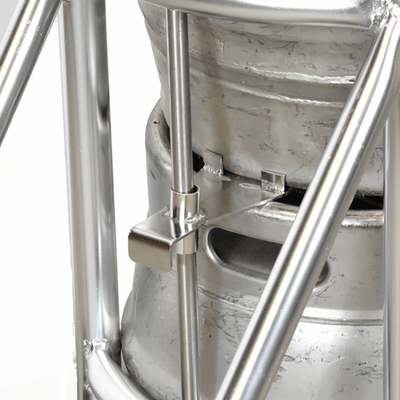Double Keg Aluminium Sack Truck with Pneumatic Wheels 250kg