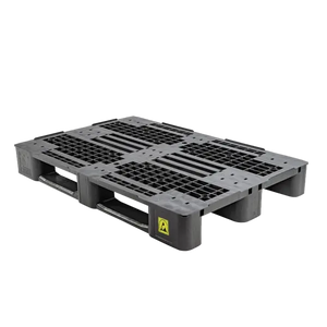ESD Plastic Pallet – 1200x800x145mm – Anti-Static 1300kg Dynamic Load Conductive HDPE