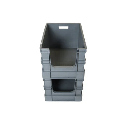 Euro Plastic Picking Box – 600x400x330mm – 65L – Grab Opening