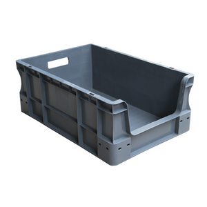 Euro Plastic Stacking Box – 600x400x230mm – 45L – Ouverture Frontal – Base Renforcée