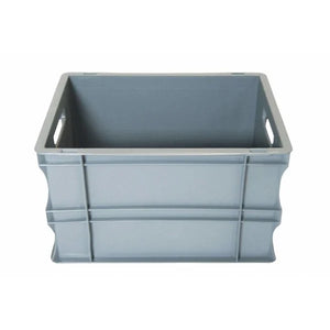 Boîte empilable en plastique Euro – 400x300x235mm – Capacité 20L – Base et côtés fermés
