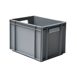 Caja Plástica Euro Apilable – 400x300x275mm – Capacidad de 25L – Base Reforzada