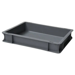 Bandeja Plástica Euro Apilable – 400x300x70mm – Capacidad de 6L – Base y Lados Cerrados