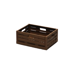 Caja plegable con aspecto de madera – 400x300x163mm – Ligera y duradera