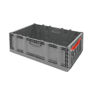 Caisse en plastique pliable – 600x400x221mm – 40L – Côtés et base fermés