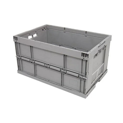 Collapsible Plastic Crate – 600x400x320mm – 59L – Closed Sides & Base
