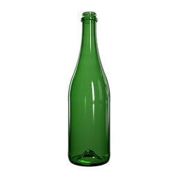 750ml Green Champagne Style Bottle – Premium Glass Sparkling Wine Bottle
