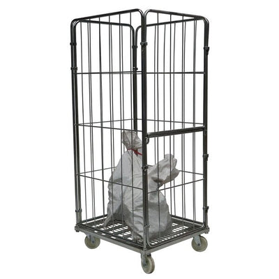 Laundry Roll Pallet 4 Sided - 800 x 720 x 1800mm, Folding Gate