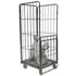 Laundry Roll Container 4 Sided - 800 x 720 x 1800mm, Folding Gate