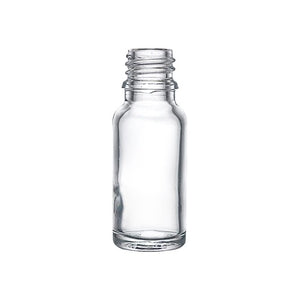 15ml Clear Glass Dropper Bottle – White Flint Bottle for Oils & Serums