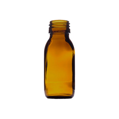 60ml Amber Medical Round Glass Bottle – UV Protective Bottle