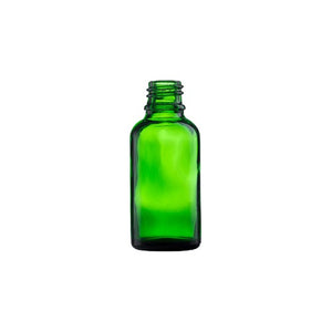 30ml UV-protective green glass dropper bottle for cosmetic oils and serums