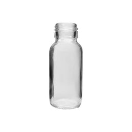 60ml Clear Medical Round Glass Bottle – Flint Glass Bottle