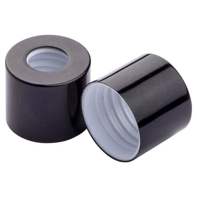 22mm Gloss Black Collar Hole Cap – Diffuser Bottle Closure