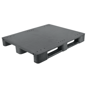 Plastic Pallet With Closed Deck - 1200x1000x145mm, No Raised Edge
