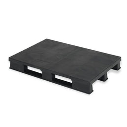 Palé de Plástico con Cubierta Cerrada y Sin Bisel - 1200x1000x150mm