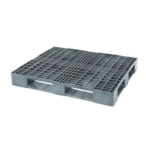 Heavy-Duty Plastic Pallet 1200 x 1000mm Open Deck 5 Skids Recycled PP