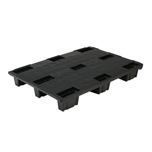 Plastic Pallet 1200x1000x150mm Closed Deck Raised Edge 1200kg Load