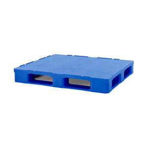 Palette en plastique – 1200x1000x160mm – Plateau fermé – HDPE vierge – Base périmétrique