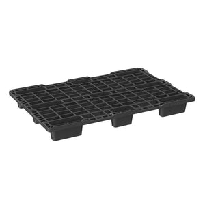 Plastic Pallet – 1200x800x125mm – Nestable – Open Deck – Rim Edge – 900kg Dynamic Load – 4.7kg