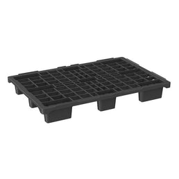 Palet de Plástico – 1200x800x150mm – Apilable – Deck Abierto con Bisel – 1100kg Carga Dinámica – 5.3kg