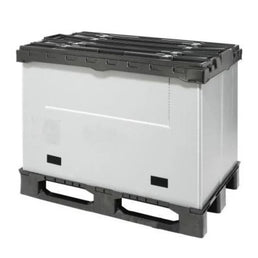 Caja de palé de plástico colapsable – 1227x1027x965mm – 815L – Plegable