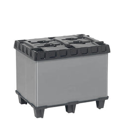 Caja de palé plegable – 820x620x635mm – 201L – Robusta con paredes gruesas