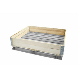 Wooden Pallet Collar – 1200x1000x200mm – New – 2 Plank Parts per Side – Foldable with Galvanized Hinges – Kiln Dried & Export Ready