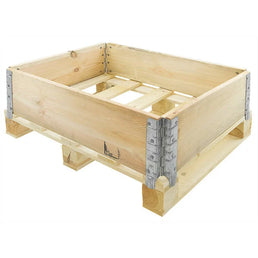 Wooden Pallet Collar – 800x600mm – New – Foldable with Galvanized Hinges