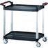 Plastic 2 Shelf Trolley 100kg Capacity 460W x 750L x 940H mm