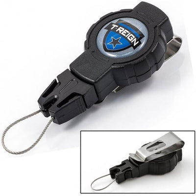 Small Retractable Gear Tether - 600mm Kevlar Cord, 113g Retraction Force