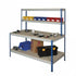 Heavy Duty Rivet Workstation with Full Storage Shelf – Industrial Workbench