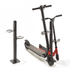 Scooter Post for 2 Scooters - Compact Outdoor Scooter Parking Rack