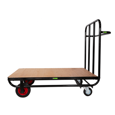 Heavy Duty Warehouse Platform Trolley, Single Ended Push Handle, 500kg Capacity