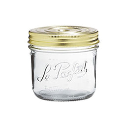 500ml Le Parfait Familia Wiss Terrine Jar – Glass Preserving Jar with Gold Seal & Screw Cap