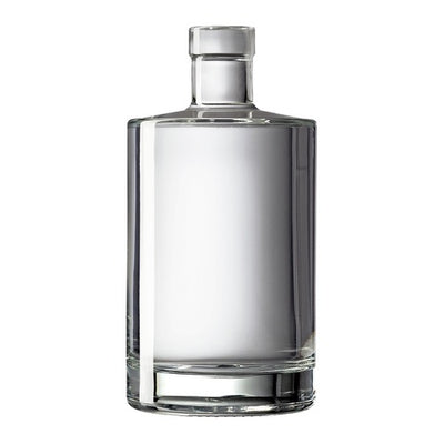 70cl Galileo Corkmouth Spirit Bottle – 700ml Premium Glass Bottle for Whisky, Gin, Rum & Tequila (White Flint | 900g)