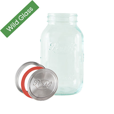 Wild Glass 1000ml Luna Preserving Jar – 100% Recycled Glass Preserve Jar