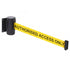 Wall Mounted Retractable Belt Barrier with Printed Message