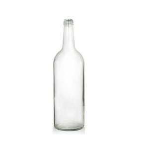 Bouteille de montagne en verre clair de 1 litre