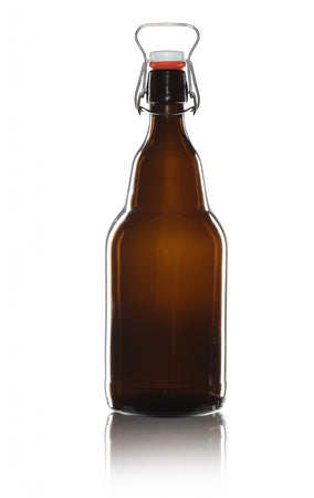 2 Litre Amber Flask Growler with Swing-Stopper