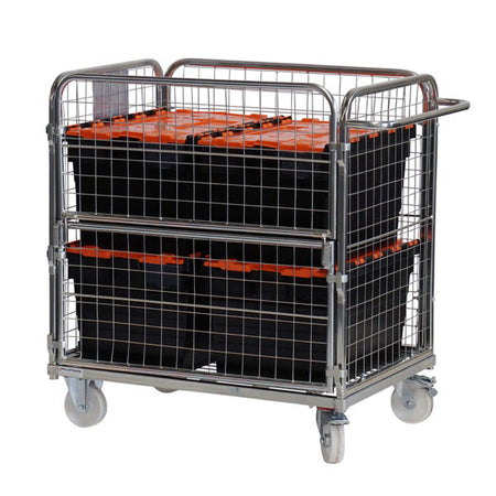 Four Sided Compact Merchandise Picking Trolley