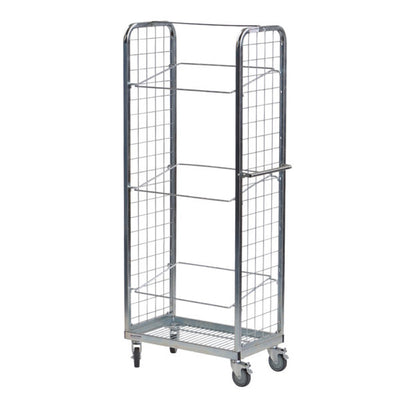 Multi-use, display and merchandise picking trolley