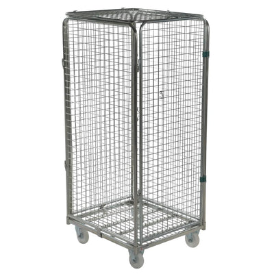Four Sided Security Demountable Roll Cage with Lid