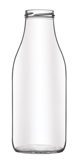Frescor round glass milk bottle 250ml 500ml 1liter
