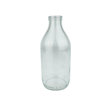 1 Pint Milk Bottles with Foil Caps (568ml)