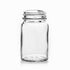 60ml White Flint Glass Powder Jar
