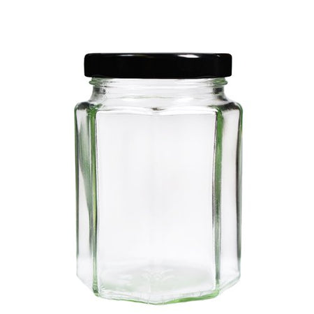 212ml (8oz) Octagonal Glass Jar