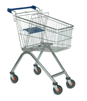 Chariot de courses compact avec siège (90Ltr)