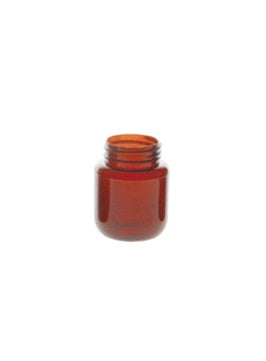 116ml Amber Plastic Jar (4oz)